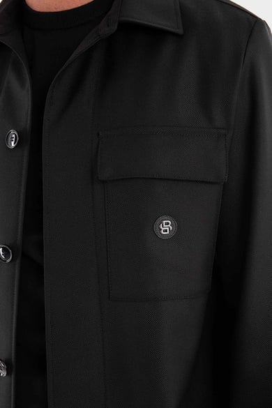 OVERSHIRT BOSS - 001 ΜΑΥΡΟ